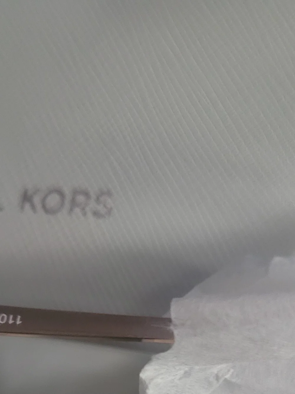 Michael Kors Rose Gold Metal Frame Glasses With Case